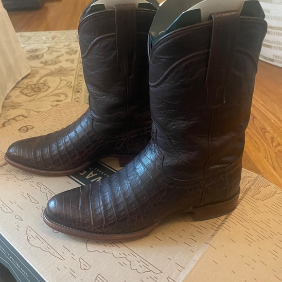 Tecovas Cole Roper Caiman Maghogany 10.5 D - Picture 5 of 6